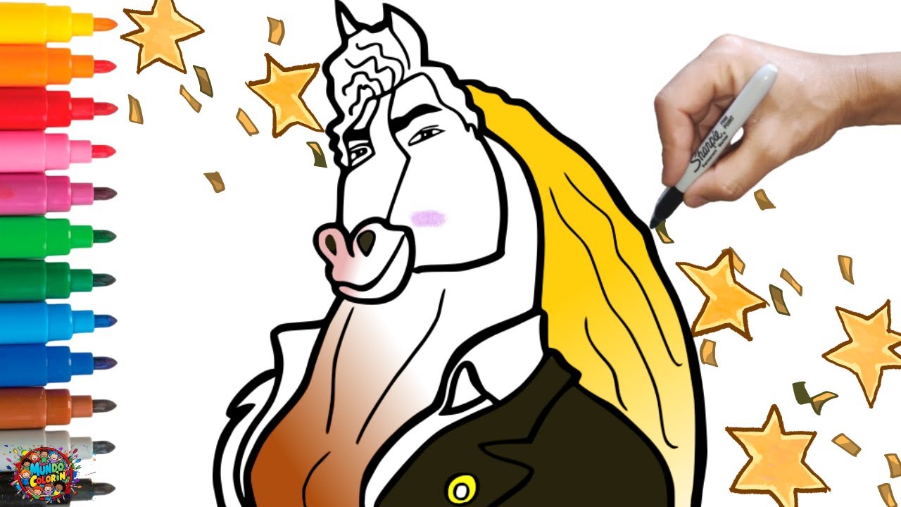 Cómo dibujar Caballo Mayor Winddancer | Juan | Zootrópolis 2 | Zootopia 2 🐴✏️ | Dibujos para niños