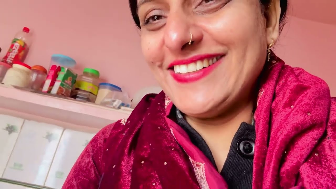 मेरे गाँव में आई भातन मुझे सुबह गाँव जल्दी जाना पड़ा 💐❤️
