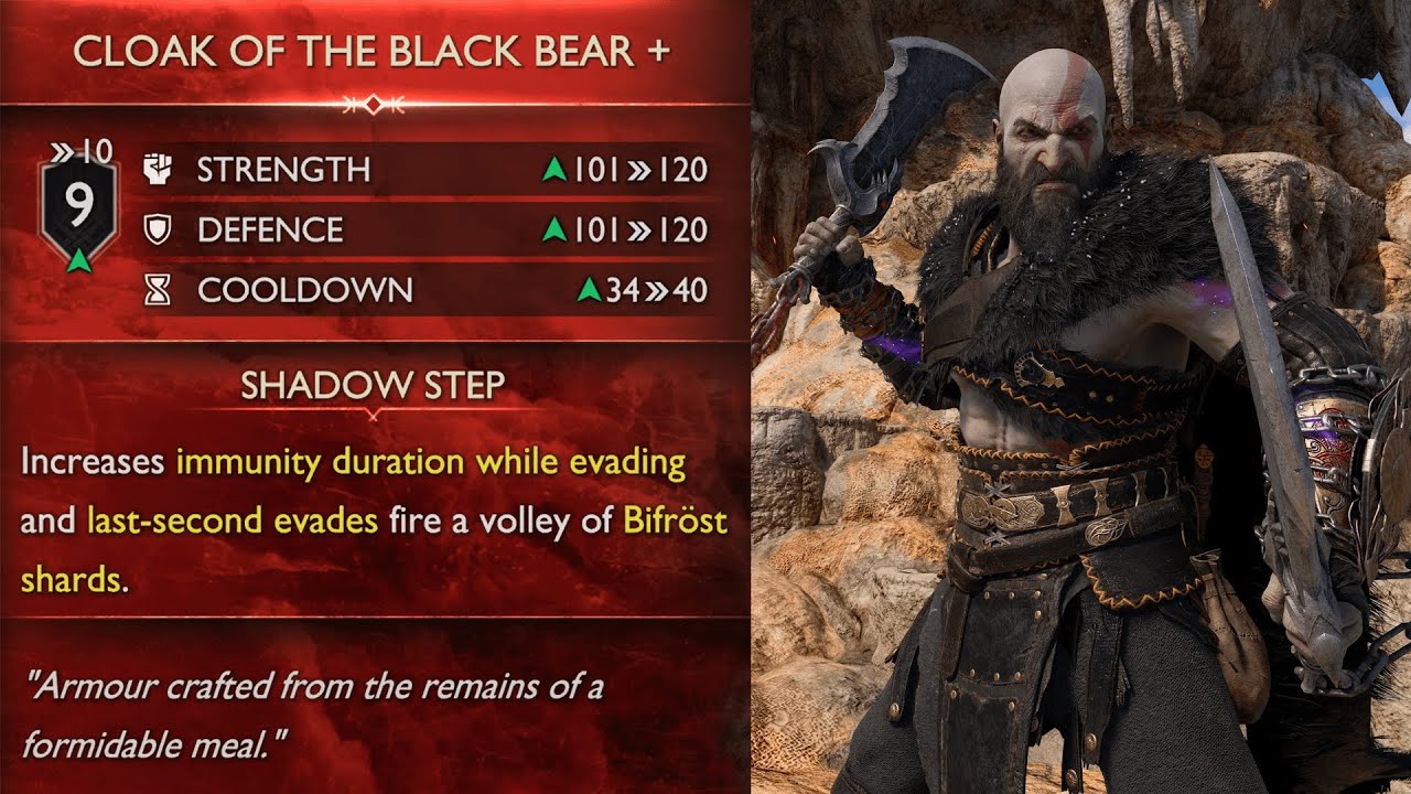 Ultimate Black Bear Build | God of War Ragnar&ouml;k | New Game Plus