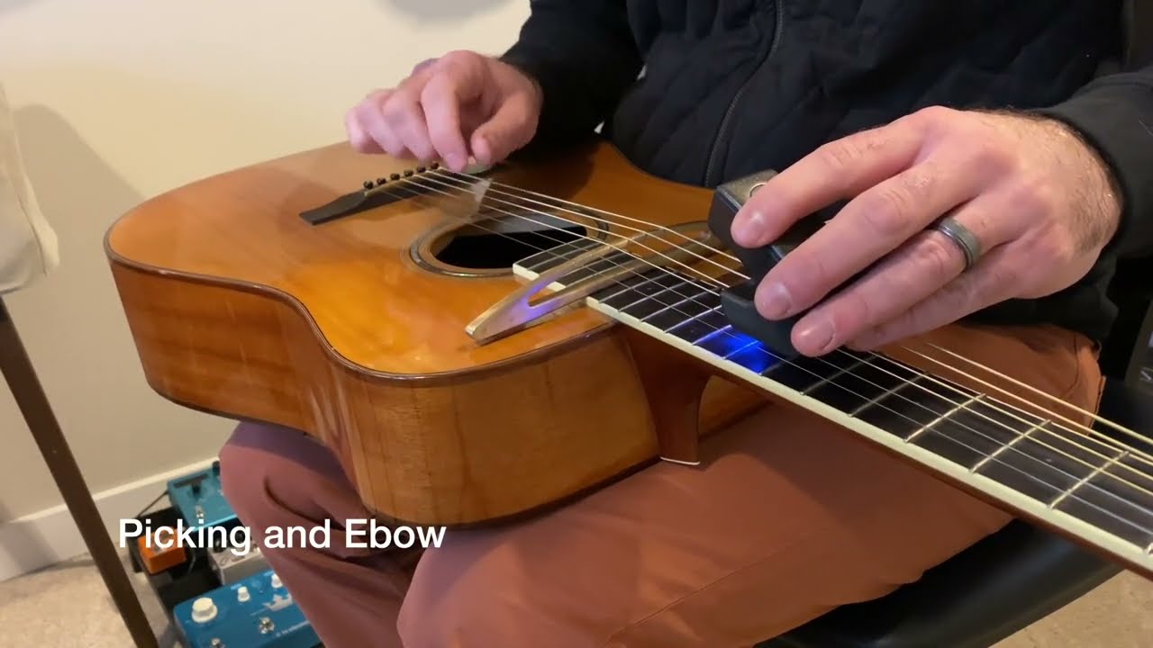 Passerelle Bridge and Ebow on Acoustic Guitar