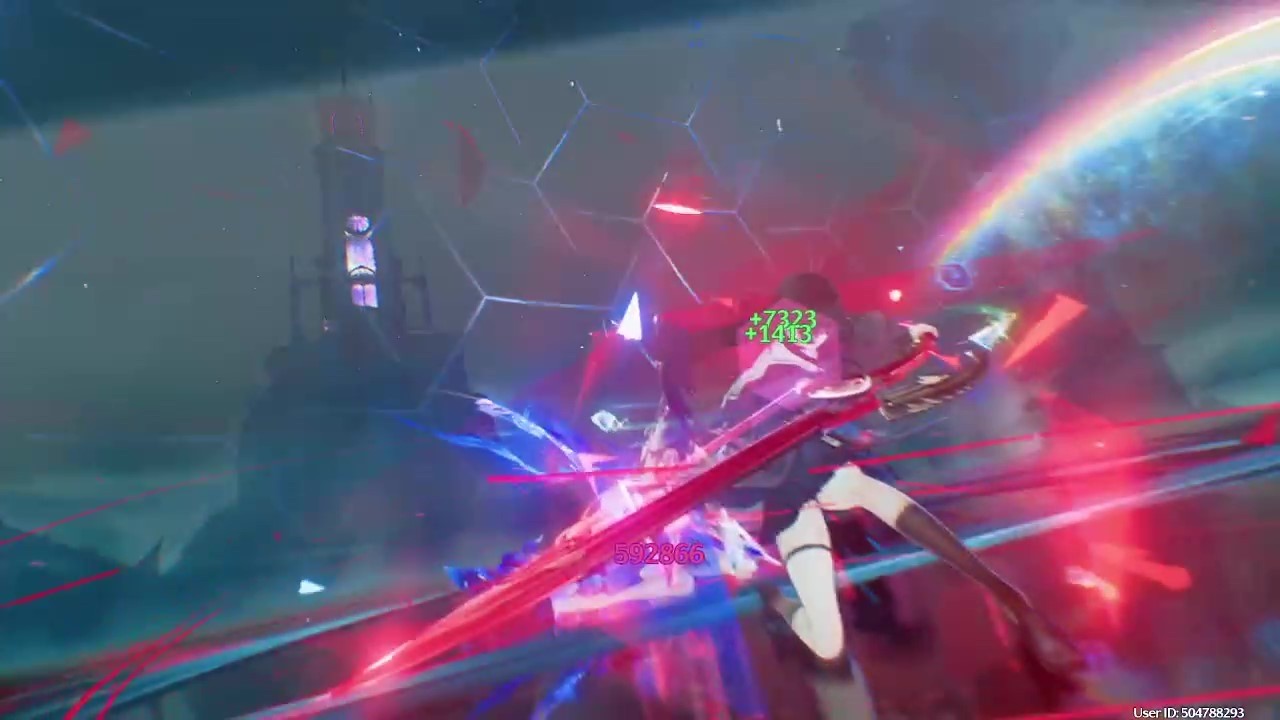 Level 6 Difficulty Fleurdelys  Hologram Fight in 57 seconds using Chisa