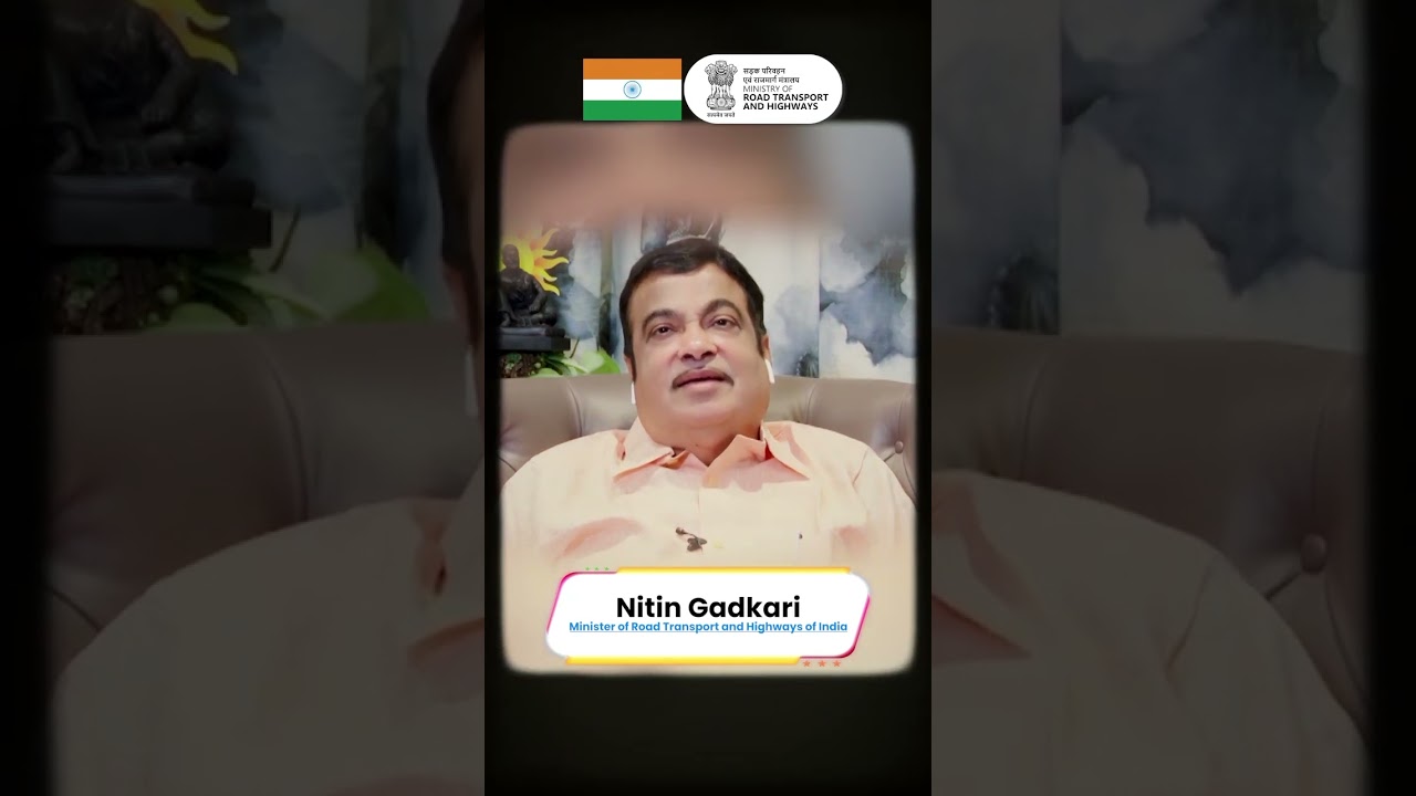 "Nitin Gadkari"😱 Minister of road transport and Highways of india. 