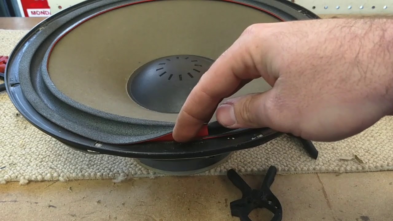 Sansui sp-3500 w114 stiff woofer surround repair