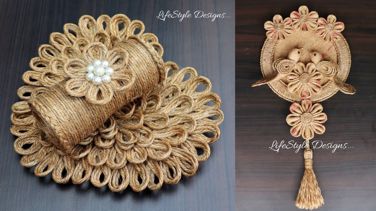 Do you Believe these Jute Wall Hanging Craft Ideas are made from Waste Jute?