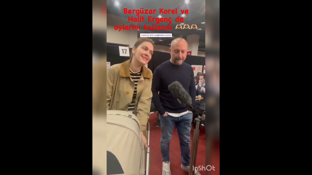 Bergüzar Korel and Halit Ergenc Video chattare con i giornalisti