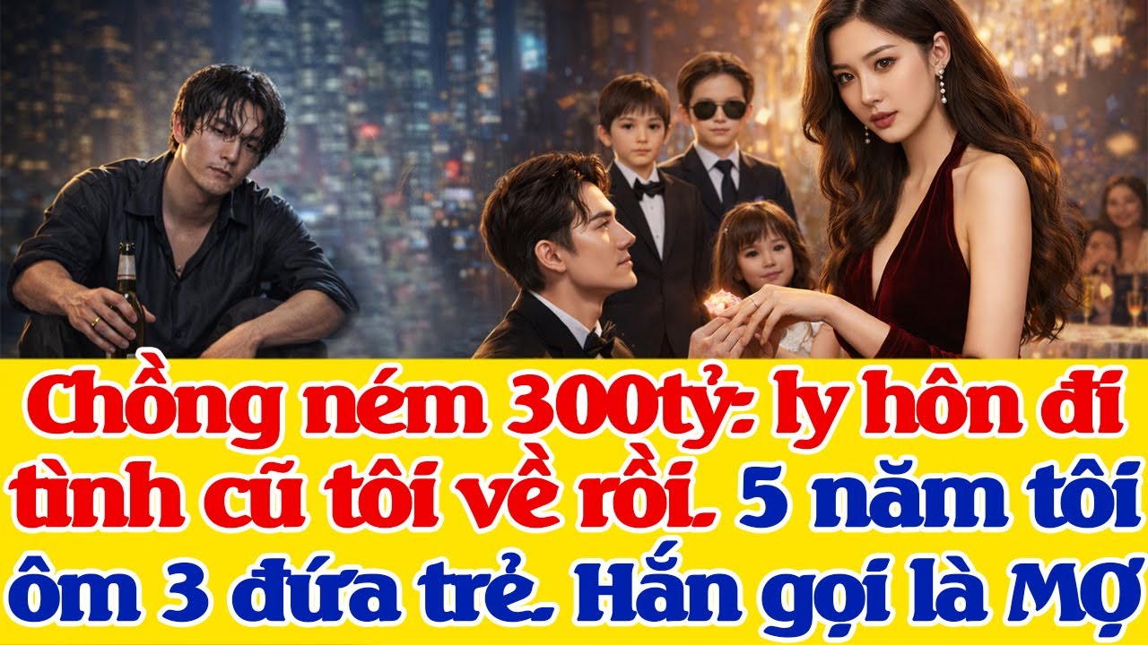 Chồng n/ém 300tỷ ép vợ b/ầu: ly hôn đi tình cũ tôi về rồi. 5 năm tôi ôm 3 đứa trẻ. Hắn gọi tôi là mợ