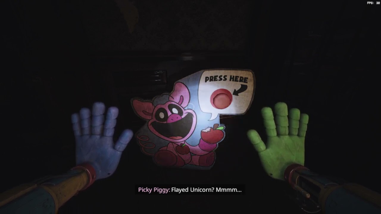 Picky Piggy's cardboard cutout dialog