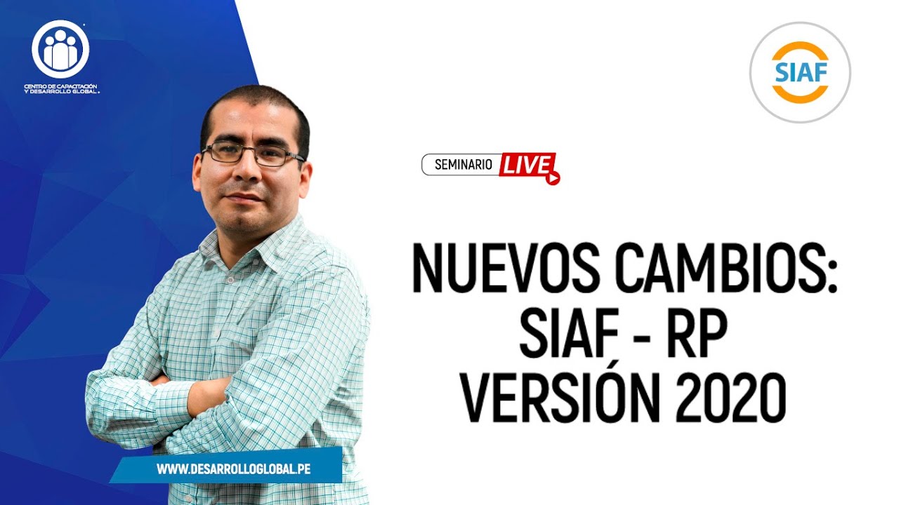 SIAF SP 2020 - &Uacute;ltimos Cambios