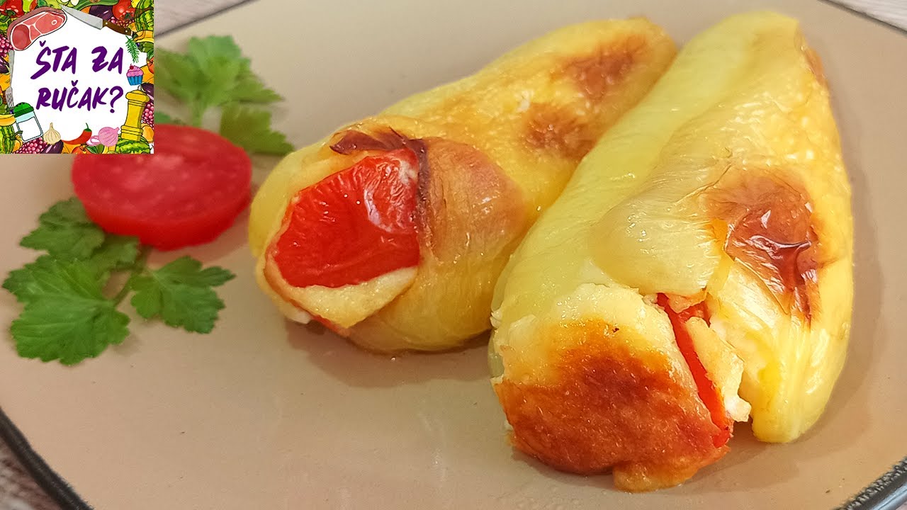Punjene paprike sa sirom