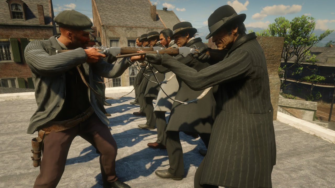 Bronte's Army vs Cornwall's Army Red Dead Redemption 2 NPC Wars Battle Creator Mod