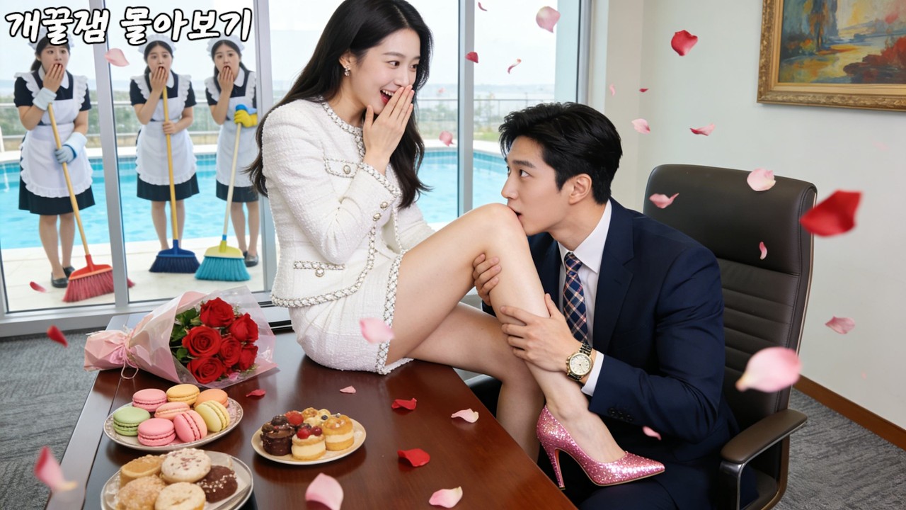 양녀라고 인정받지 못하는 그녀가 연회에서 재벌 총수의 사랑 고백을 받았다, 내 여자니까 건들지마! 박력 미쳤다! #드라마  #drama