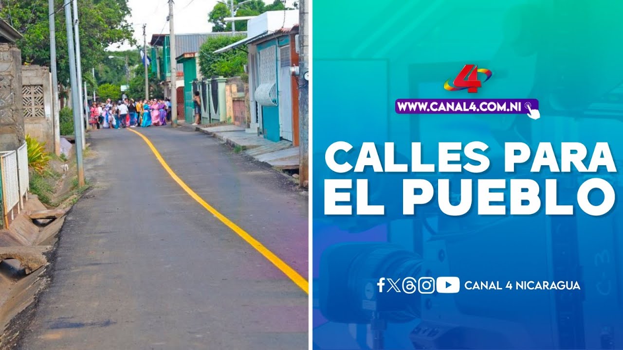 Avanza programa calles para el pueblo en el barrio Villa Venezuela de Managua