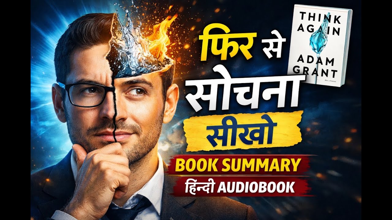 Think Again Book Summary Hindi | फिर से सोचना सीखो | Adam Grant Hindi Audiobook