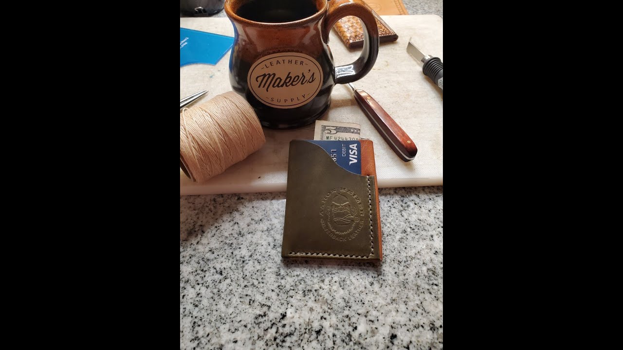Foldover wallet from the Cash and Card wallet template set 1 of 3