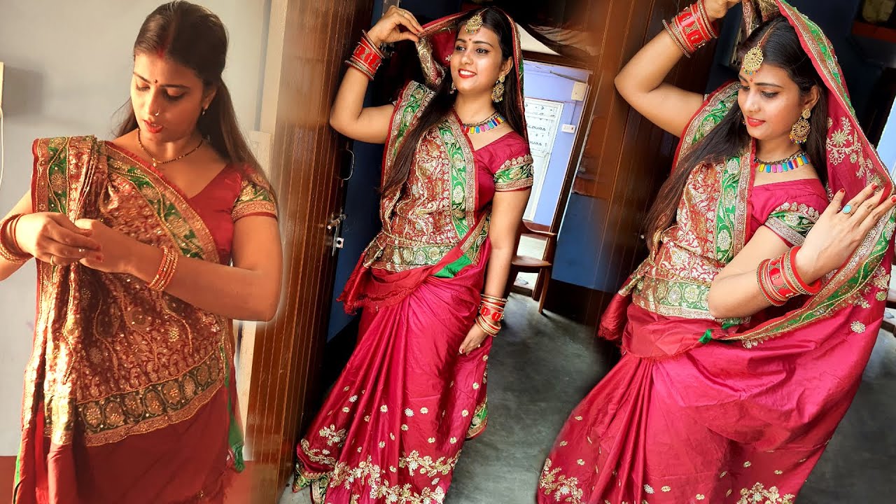 #Video || सीधा पल्लू साड़ी पहनना || Sidha Pallu Ki Saree Bandhna Sidhe || Sidha Pallu Saree Style