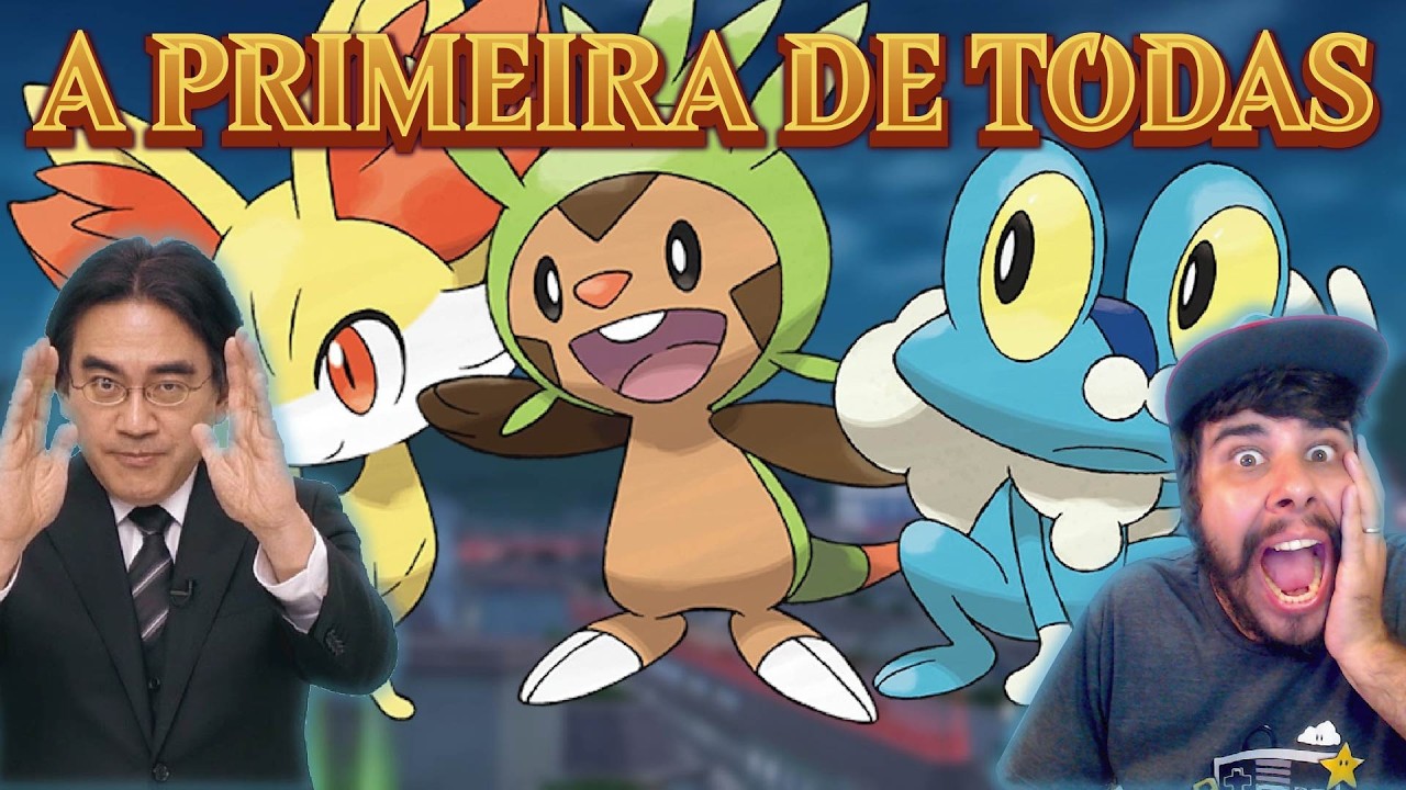 Reagindo a primeira Pokémon Presents da história (nem chamava presents na época)