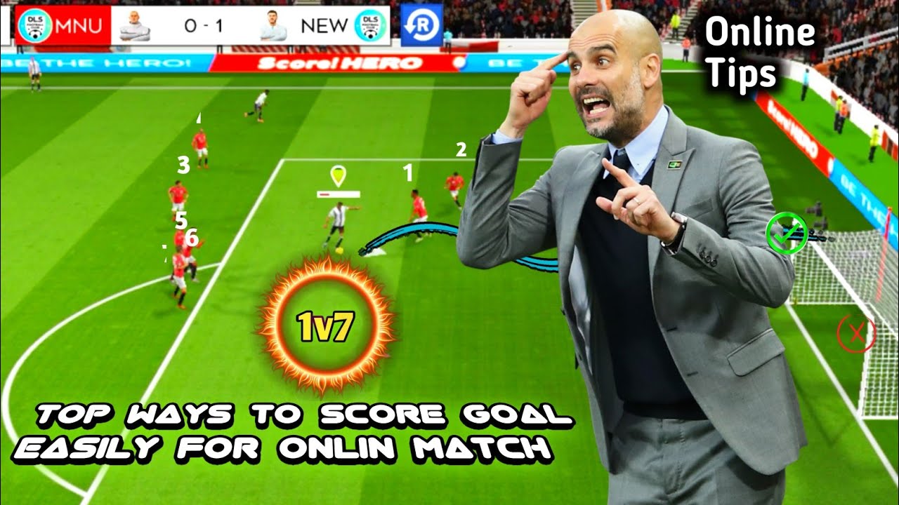 Top Ways To Score Goal Easily For Online Match in DLS 23 | Tips & Tricks | DLS 23 Online Tutorial