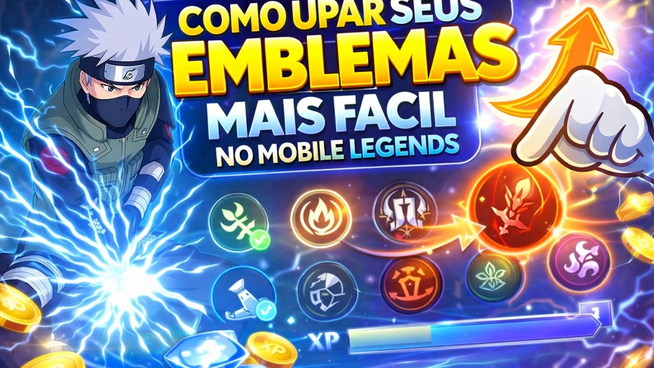 Como Upar TODOS os Emblemas Muito Mais Rápido! (Dica PRO) | Mobile Legends