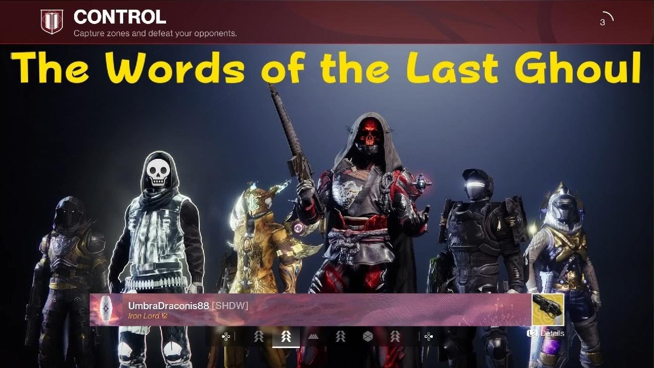 The Words of the Last Ghoul