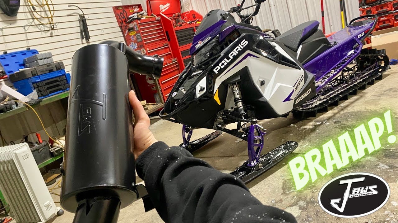 JAWS MUFFLER! MATRYX 850 / EXHAUST UPGRADE!
