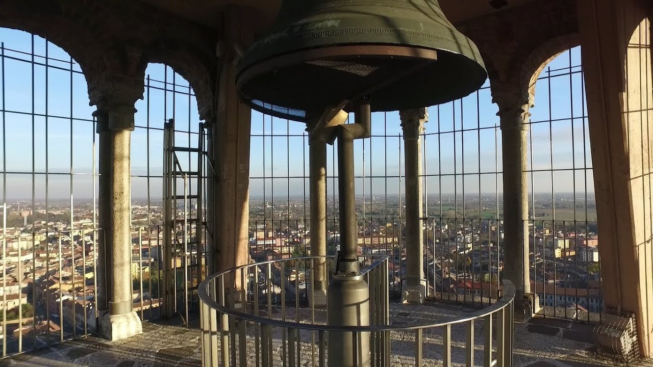 Tower Of Cremona | Torrazzo | Aerial View | Cremona | Italy