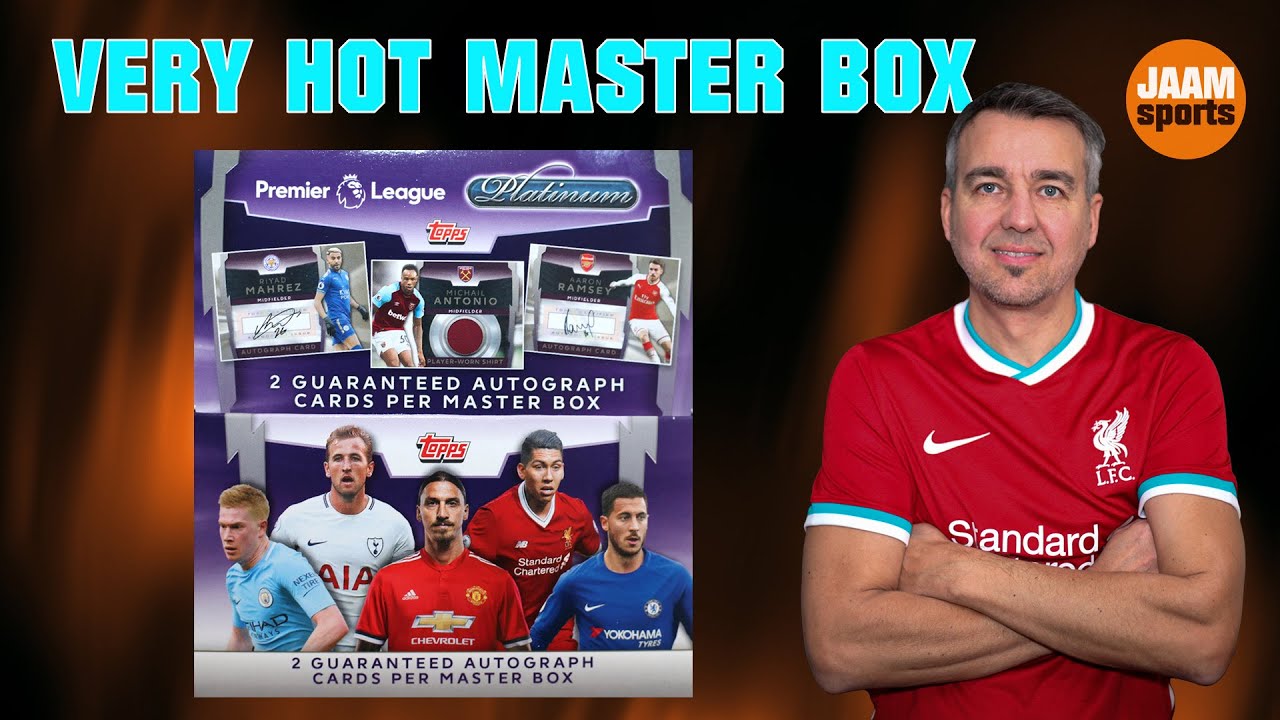 ⚽🔥 HOT! HOT! HOT! Opening a 2018 Topps Platinum Premier League Master Box. 2 guaranteed autographs.