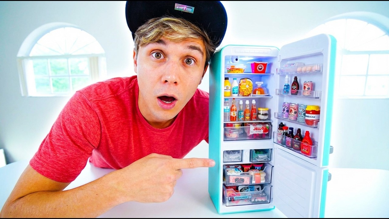 A GELADEIRA MINI BRANDS MAIS VIRAL DA INTERNET (MINI COMIDINHAS)