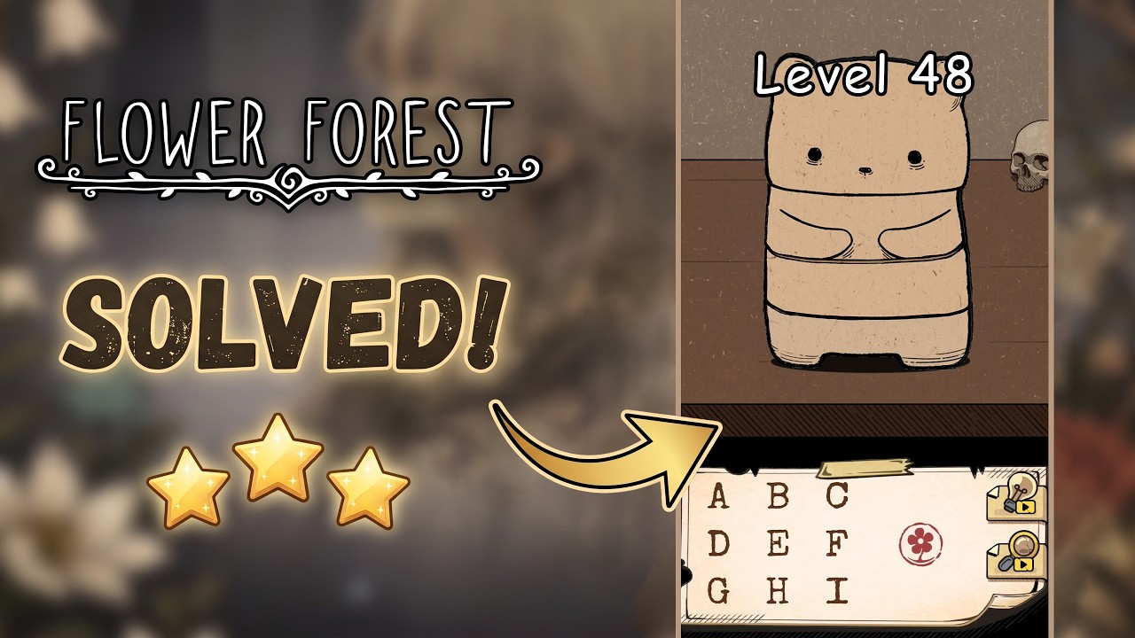 🌸 Flower Forest - Word Puzzle | Level 48 Walkthrough & Solution [iOS/Android] 🧠