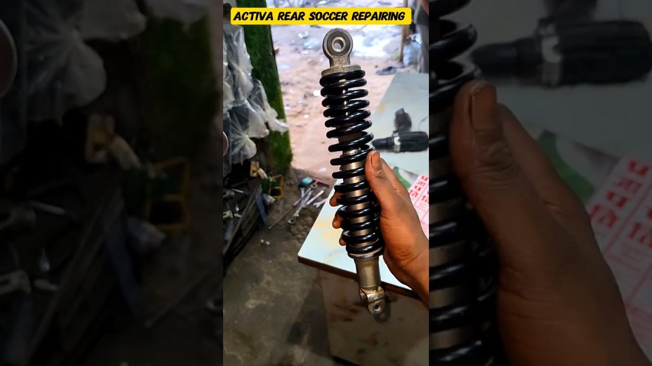 Activa rear shocker repairing 🛵..  #bikemechanic #youtube #repairing