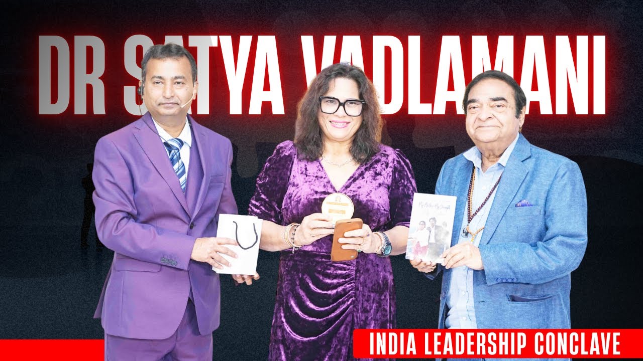 Dr Satya Vadlamani at India Leadership Conclave 2025 | A Woman Leader&rsquo;s Journey in Pharma Innovation