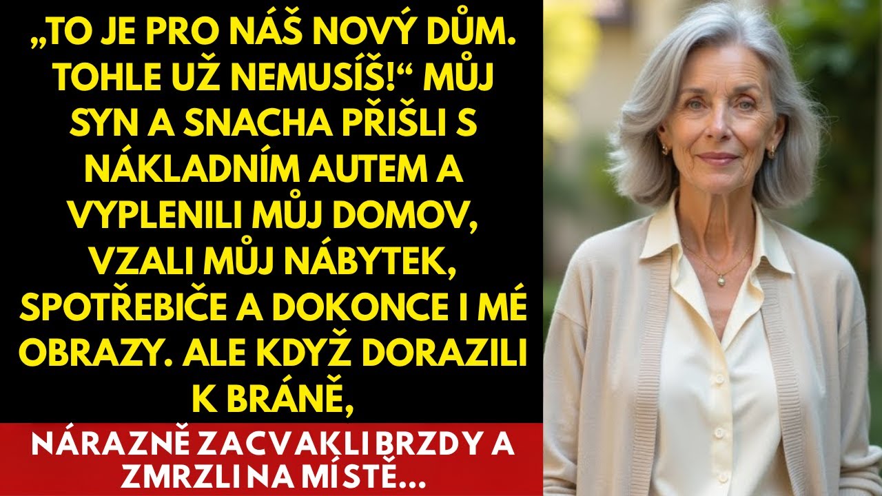 Můj syn a snacha přišli k mému domu s náklaďákem a odvezli všechny spotřebiče.