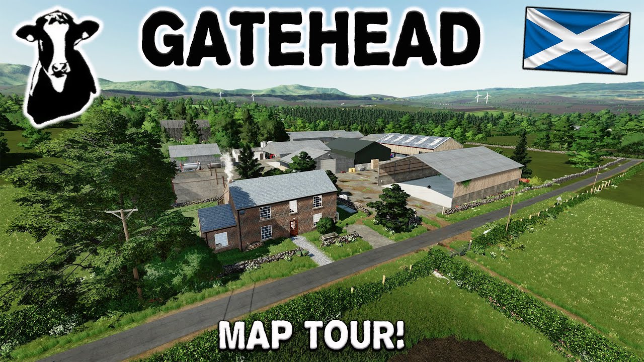 FANTASTIC! &ldquo;GATEHEAD FARM&rdquo; (MAP I MISSED) MOD MAP TOUR! ON Farming Simulator 22 (Review) PS5.