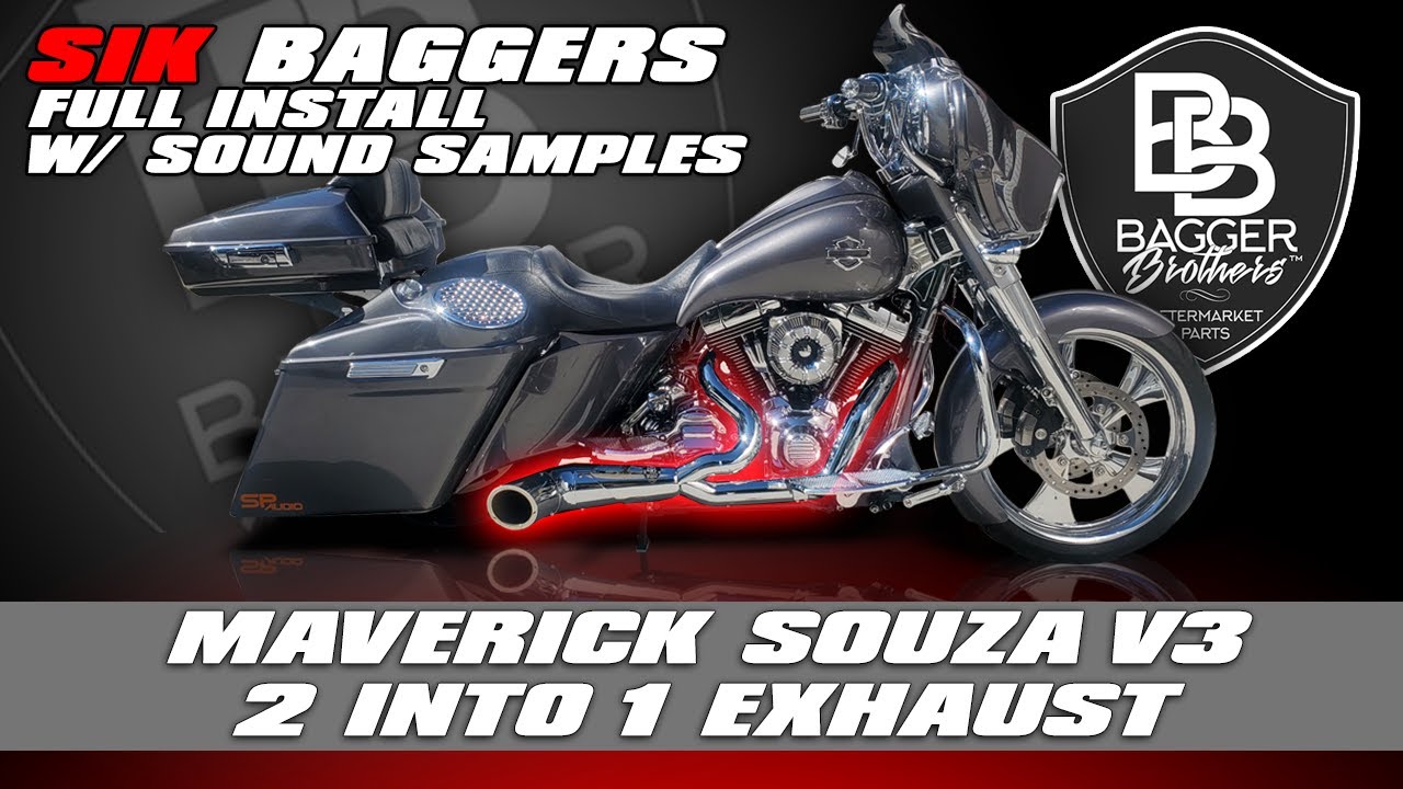 Полная установка Bagger Brothers 2-в-1 Maverick V3 с аудиоклипами @harleydavidson
