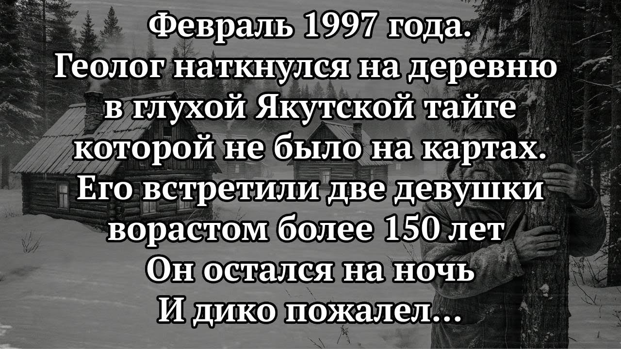 Геолог ВСТРЕТИЛ В ТАЙГЕ ЖЕНЩИН которые не постарели с 1815 года.
