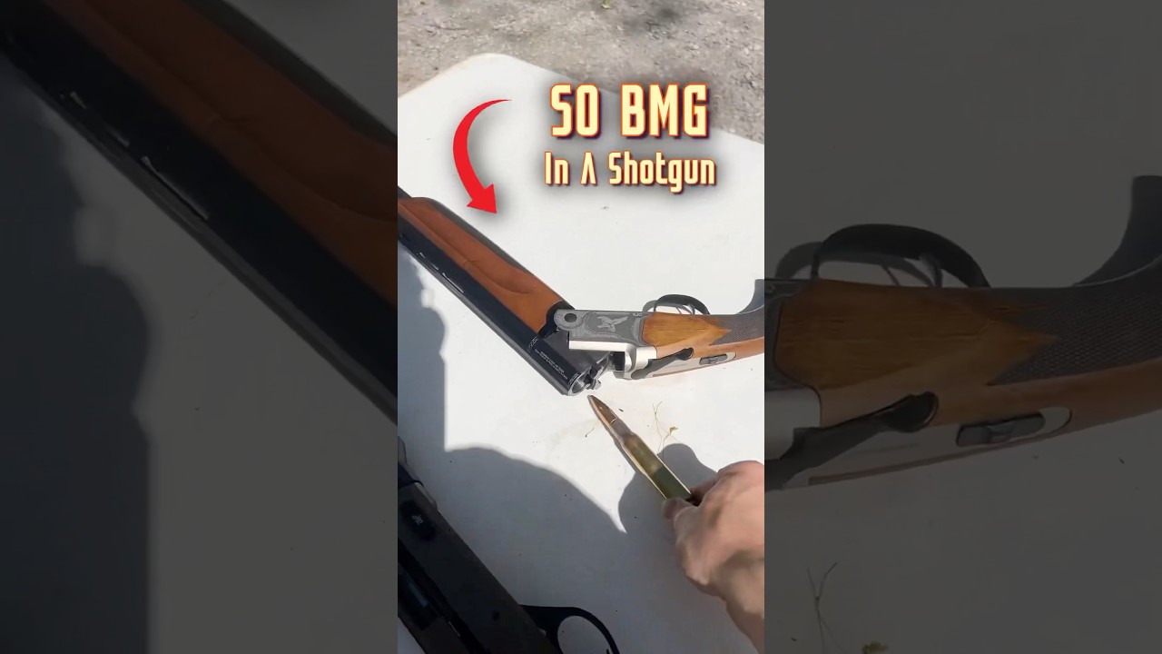 Shooting 50 BMG Out Of A Shotgun?