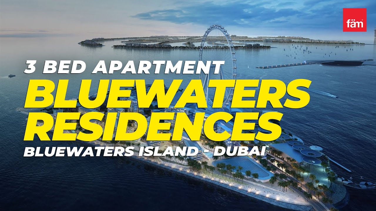 Stunning 3 Bed Apartment in Building 8, Bluewaters Residences, Bluewaters Island - Dubai