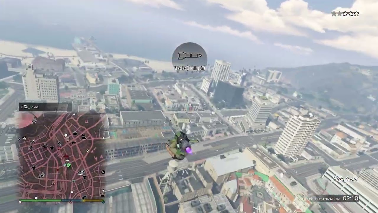 Destroying ewo tryhard with upside down mk2 - GTA Online