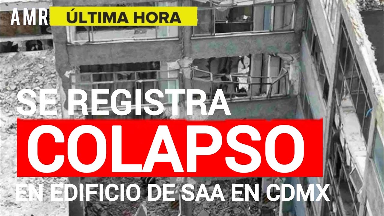 #ÚltimaHora: Derrumbe en Edificio en Demolición en San Antonio Abad, CDMX 