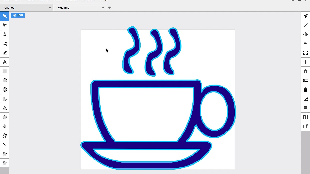 How to group and ungroup objects in Boxy SVG