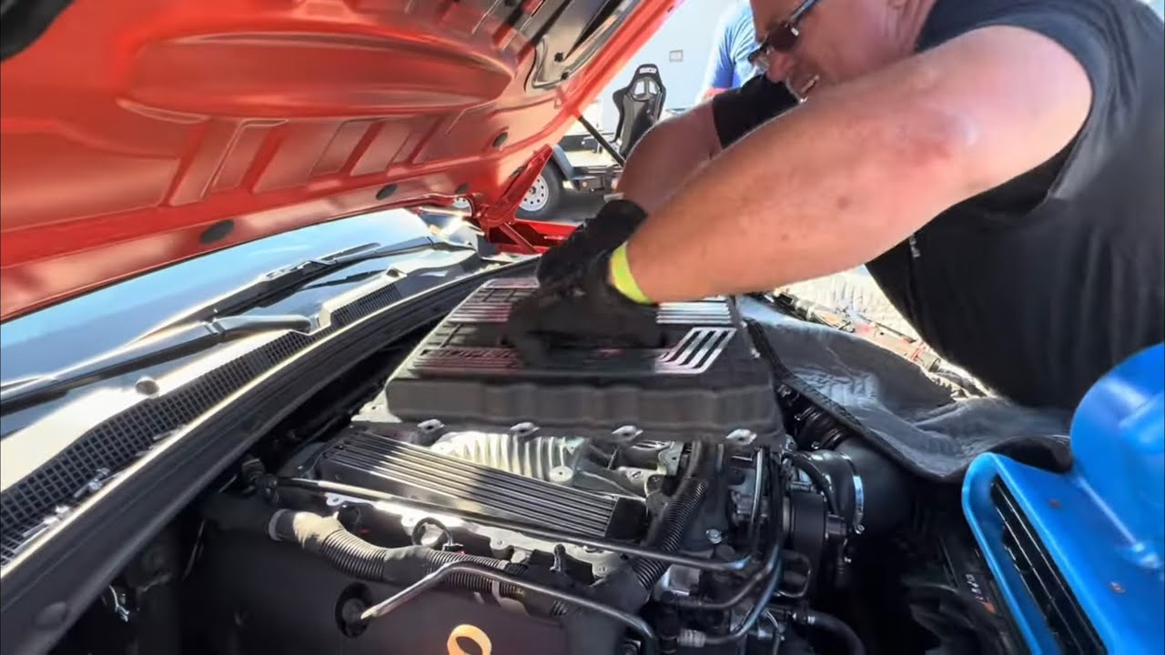 Camaro ZL1 Supercharger Cover mod “Less Heat Soak” it works!