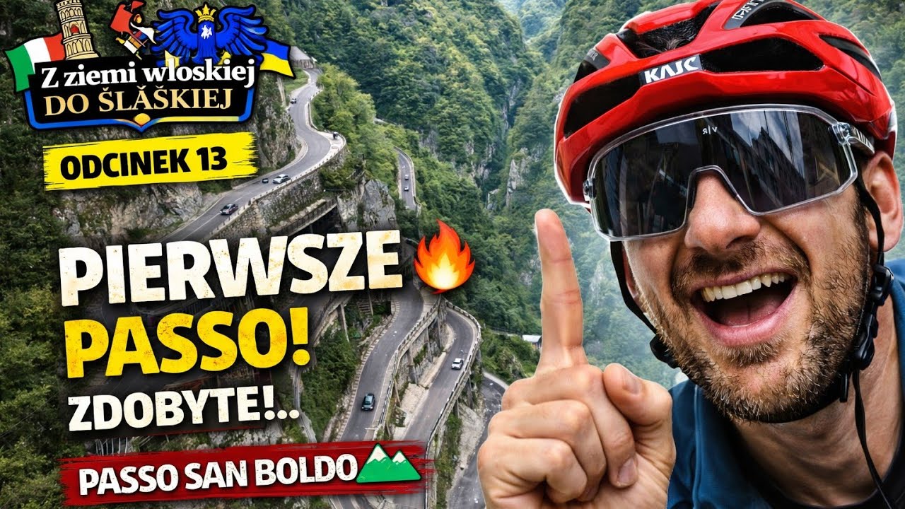Pierwsze PASSO zdobyte! 🔥 Przełęcz Passo San Boldo | Z ziemi Włoskiej do ŚLĄSKIEJ #13