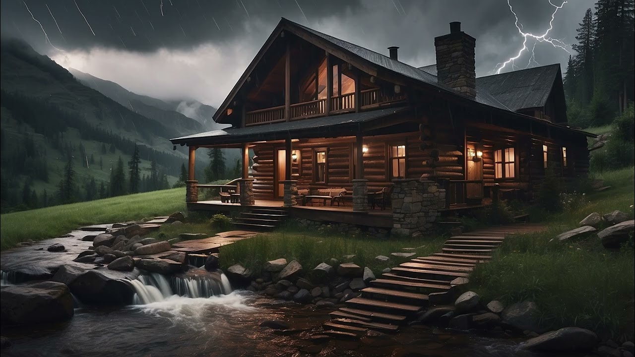 Relaxing Rain Soothes The Nerves