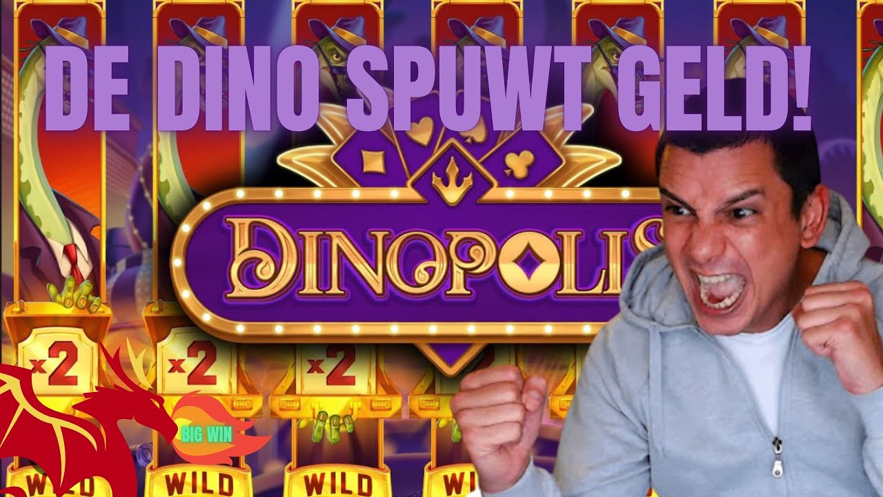 NEDERGAMING WINT GROOT OP DINOPOLIS! 🎰 | Casino Highlights (24+)