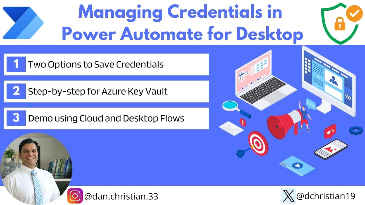 Managing Credentials in Power Automate for Desktop