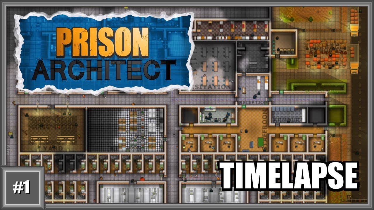 Timelapse Prison Build - Prison Architect