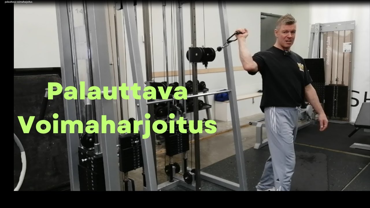 palauttava voimaharjoitus