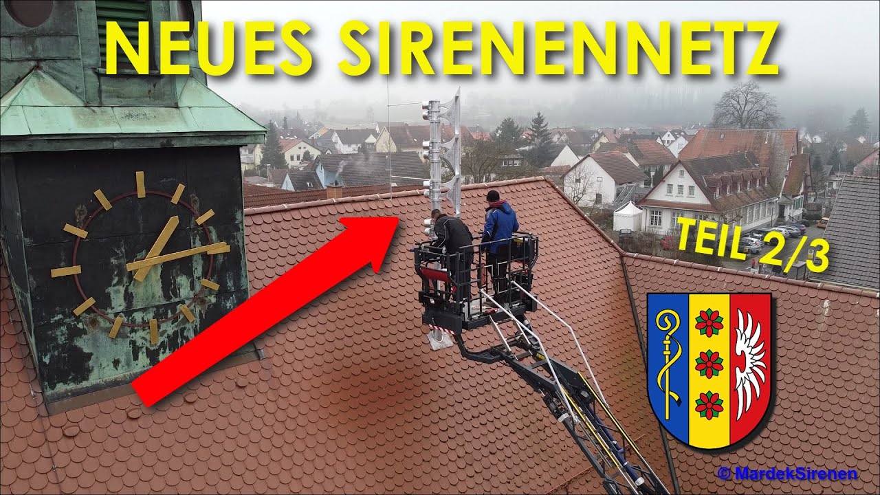 Aufbau Sirenennetz Rielasingen-Worblingen | Sonnenburg SES | 2/3