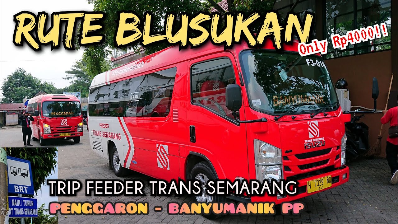 Rp4000 ANTAR KAMPUS DALAM PERUMAHAN - TRIP PERDANA NAIK FEEDER TRANS SEMARANG F3