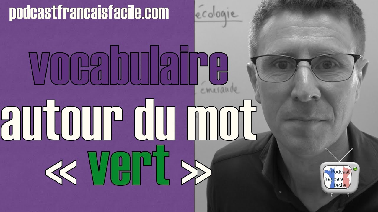 vert   leçon  de vocabulaire
