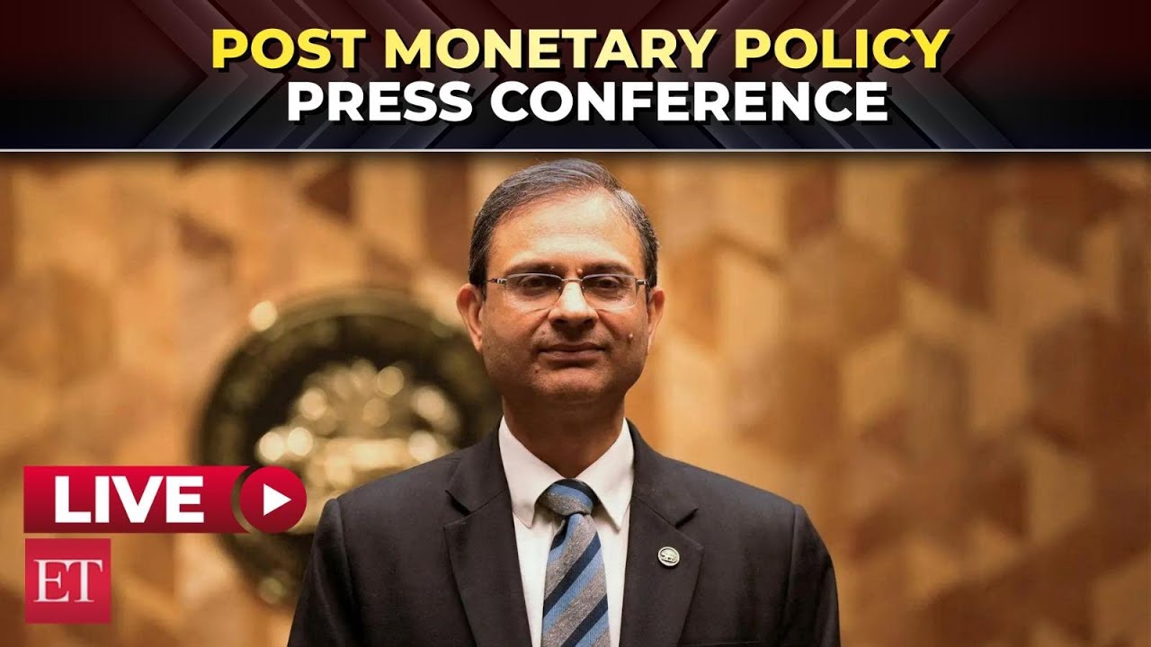 Post Monetary Policy Press Conference | RBI Governor Sanjay Malhotra | LIVE